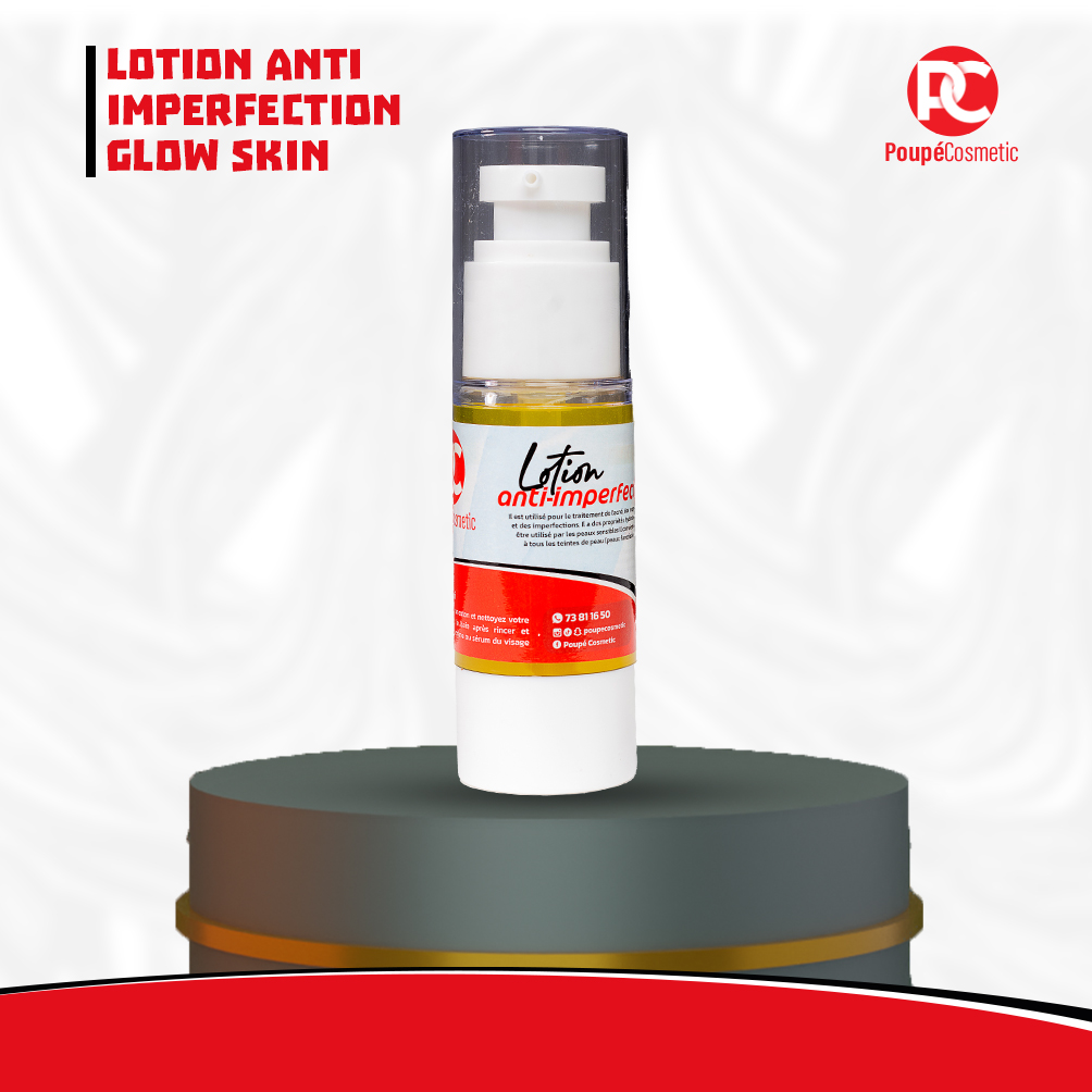 Lotion jaune anti-imperfections