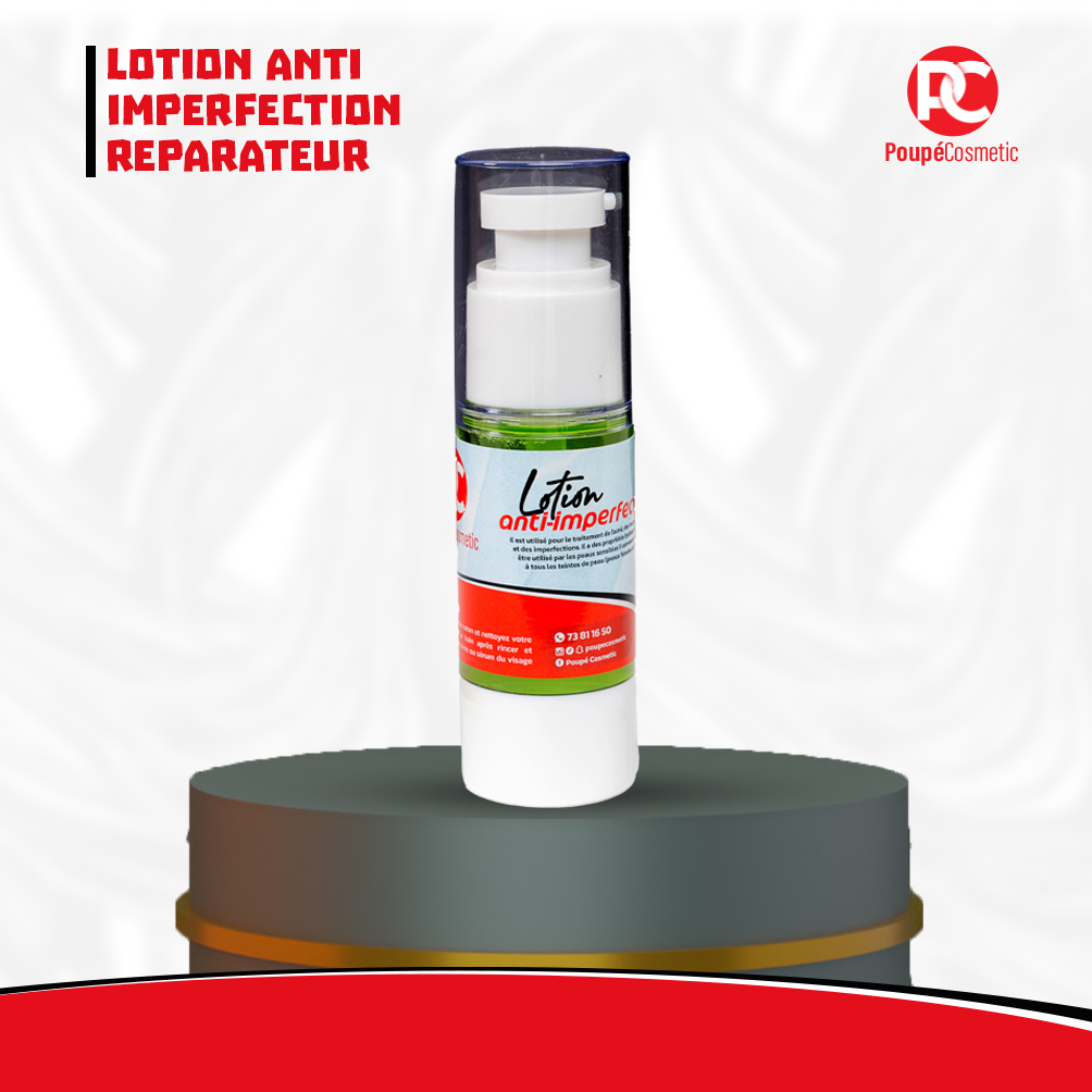 Lotion vert anti-imperfections