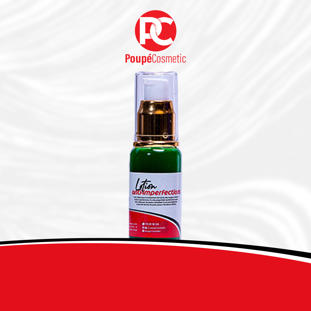 Lotion vert anti-imperfections